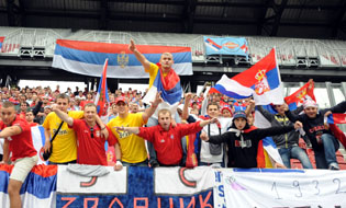 Fanovi Jelen Piva neumorno bodrili Orlove na prijateljskoj utakmici sa Novim Zelandom